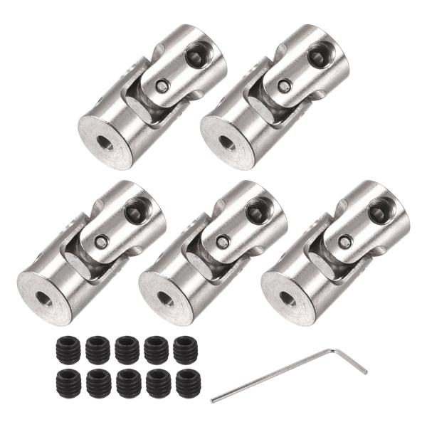 uxcell ジョイントシャフトカップリング 回転可能 ユニバーサル ネジとレンチ付き RCモデル用...