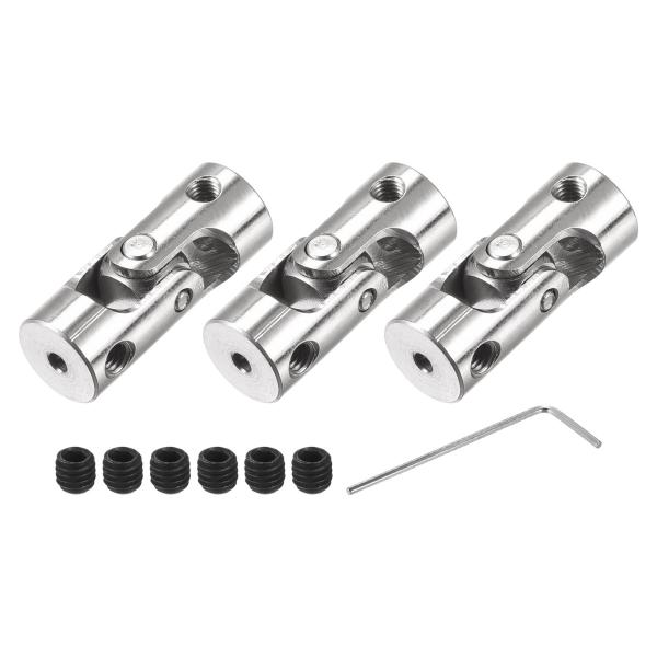 uxcell ジョイントシャフトカップリング 回転可能 ユニバーサル ネジとレンチ付き RCモデル用...