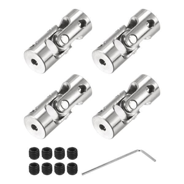 uxcell ジョイントシャフトカップリング 回転可能 ユニバーサル ネジとレンチ付き RCモデル用...