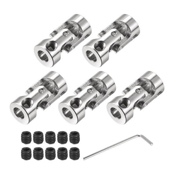 uxcell ジョイントシャフトカップリング 回転可能 ユニバーサル ネジとレンチ付き RCモデル用...