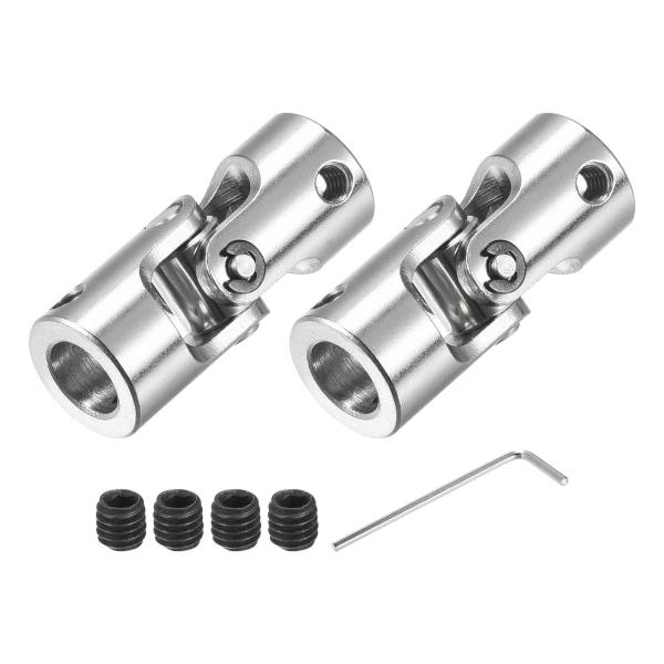 uxcell ジョイントシャフトカップリング 回転可能 ユニバーサル ネジとレンチ付き RCモデル用...
