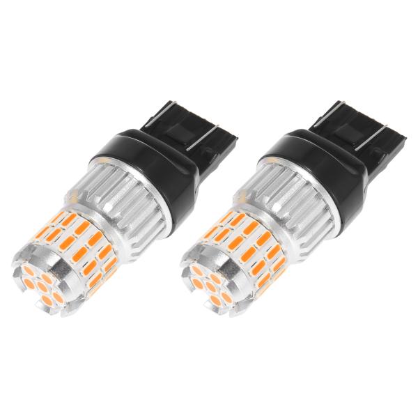 X AUTOHAUX LED電球 ユニバーサル 交換用 ウインカーライト用 T20 7443 イエロ...