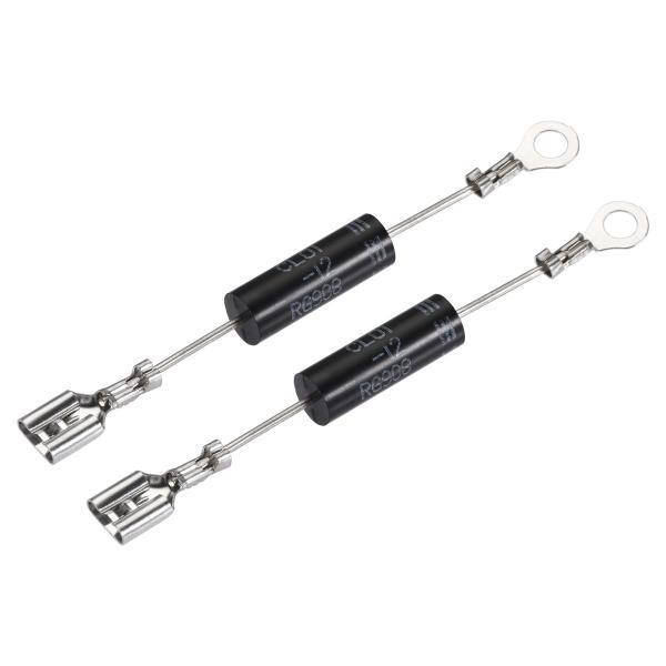 uxcell 高電圧ダイオード整流器 電子レンジ修理部品 修理部品 89mm 電子レンジ用 2個入り