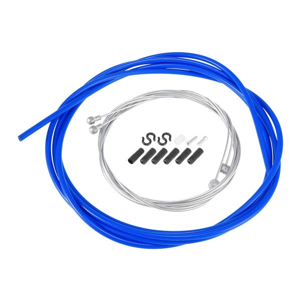 X AUTOHAUX 2.5 Mバイクインナーブレーキケーブルワイヤーハウジングキット 自転車インナ...