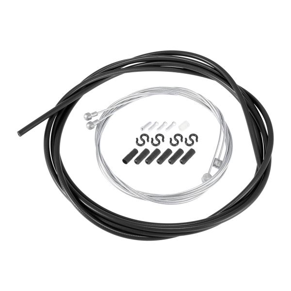 X AUTOHAUX 2.5 Mバイクインナーブレーキケーブルワイヤーハウジングキット 自転車インナ...