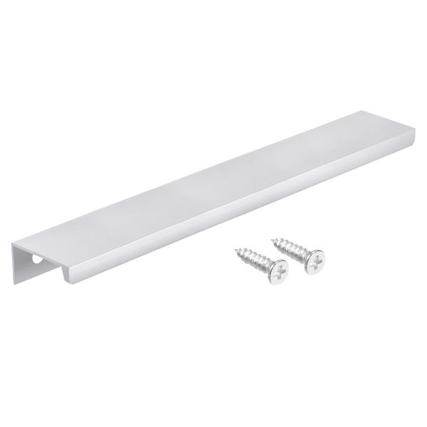 uxcell エッジプルハンドル アルミニウム合金 キャビネット 引き出しプル シルバートーン 30...