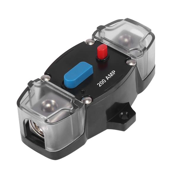 X AUTOHAUX サーキットブレーカー DC12-24V 200Amp オーディオインライン ヒ...