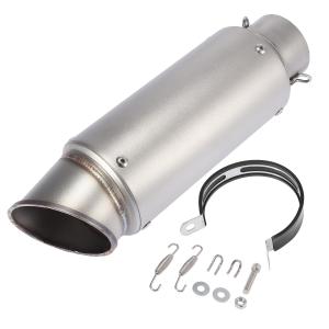 汎用 60.5Φ ステンレス スリップオン マフラー GP サイレンサー チタン