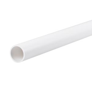 uxcell PVCパイプ チューブ 丸型 硬質プラスチック 12mm内径 14mm外径 500mm ホワイト 水道管工芸品装飾ケーブルスリーブ用