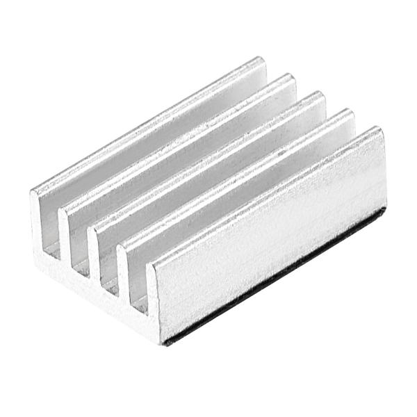 uxcell 電子放熱クーラー アルミニウムヒートシンク 15x9x5 mm CPU用 粘着パッド付...