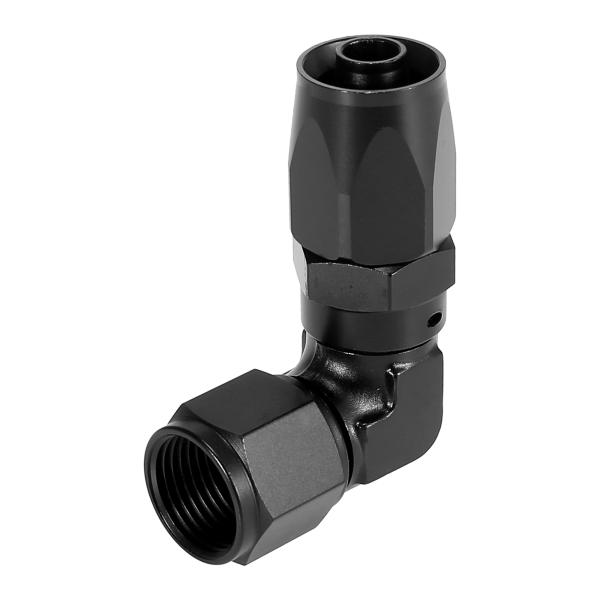 X AUTOHAUX ホースエンドフィッティング AN8 90°メススイベルカプラー 90°ホース ...