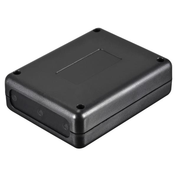 uxcell 防水ジャンクションボックス 90x70x28 mm ABS 電気プロジェクト用 ブラッ...