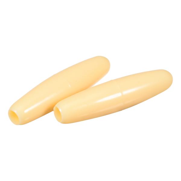 uxcell ギターシングルトレモロアームバーチップキャップ 5 mm直径 ABS イエローカバー ...