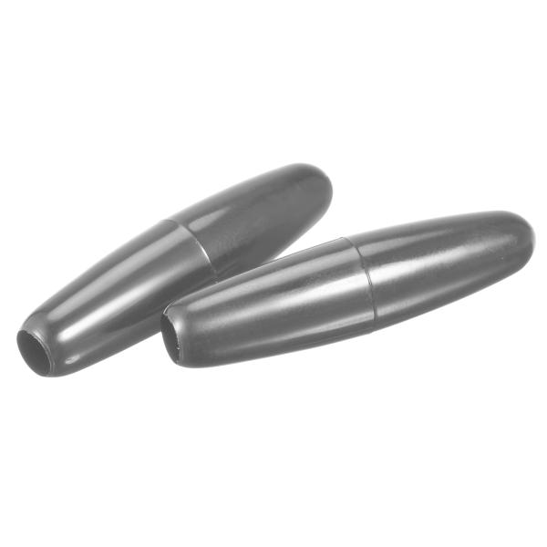 uxcell ギターシングルトレモロアームバーチップキャップ 5 mm直径 ABS ブラックカバー ...