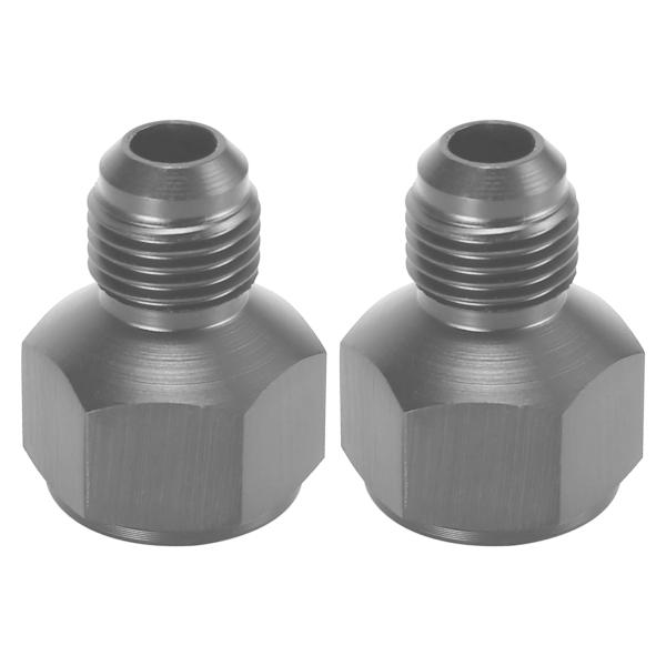 X AUTOHAUX 車のフレアホースレデューサー 燃料ラインフィッティングアダプター アルミニウム...