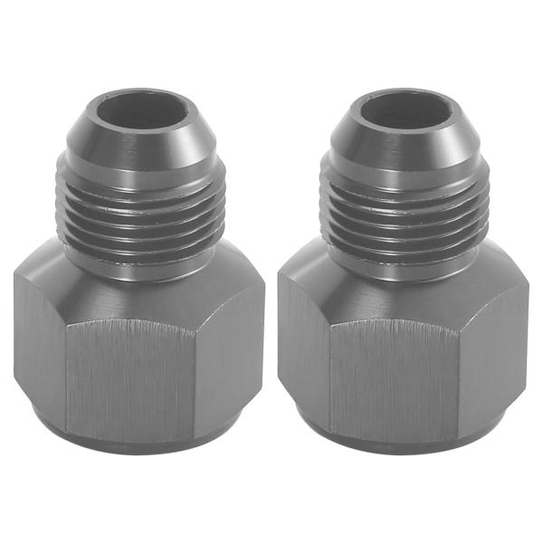 X AUTOHAUX 車のフレアホースレデューサー 燃料ラインフィッティングアダプター アルミニウム...