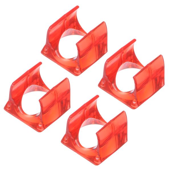 uxcell V6ファンカバー ラジエーター冷却ファンカバー レッド 3Dプリンター用 4個