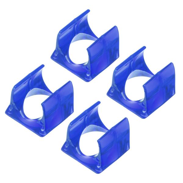uxcell V6ファンカバー ラジエーター冷却ファンカバー ブルー 3Dプリンター用 4個