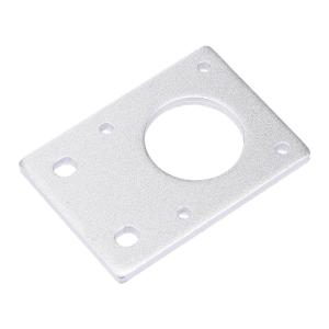 uxcell ステッピングモーター取り付けブラケット マウントプレート 42 mm シルバートーン 3Dプリンター用