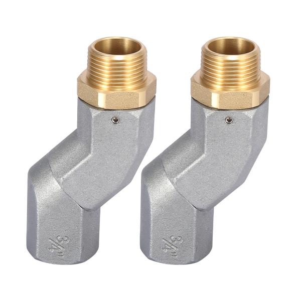 X AUTOHAUX 燃料ホーススイベル 19 mmNPT燃料移送ホーススイベル 360回転コネクタ...