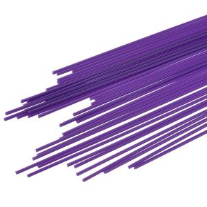 uxcell フィラメントリフィル PLAフィラメント パープル 1.75 mm、250 mm長さ 3Dプリンティングペン用 40個