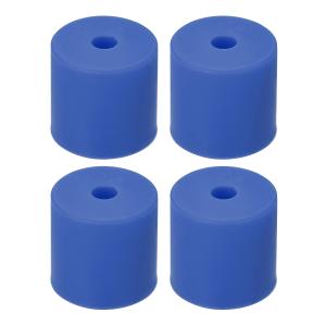 uxcell シリコーンレベリングカラム シリコンバッファー 耐熱性 3Dプリンター用 ホットベッド用 16 mm ブルー 4個