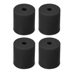 uxcell シリコーンレベリングカラム シリコンバッファー 耐熱性 3Dプリンター用 ホットベッド用 18 mm ブラック 4個