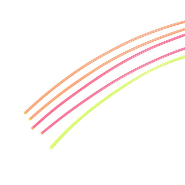 uxcell 光ファイバーロッド サイトフィラメント用 PmmA 0.5 mmx20 cm レッド ...