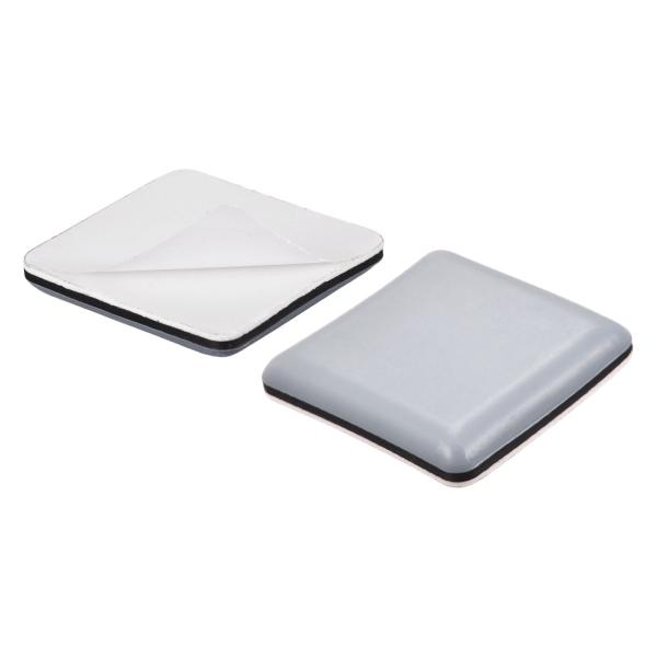 uxcell 正方形PTFE家具スライダー 粘着性セルフスティック フローリング セラミックタイル ...
