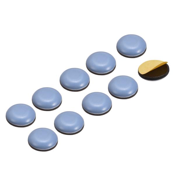 uxcell ラウンドPTFE家具スライダー 接着剤セルフスティック 木の床用 セラミックタイル 直...