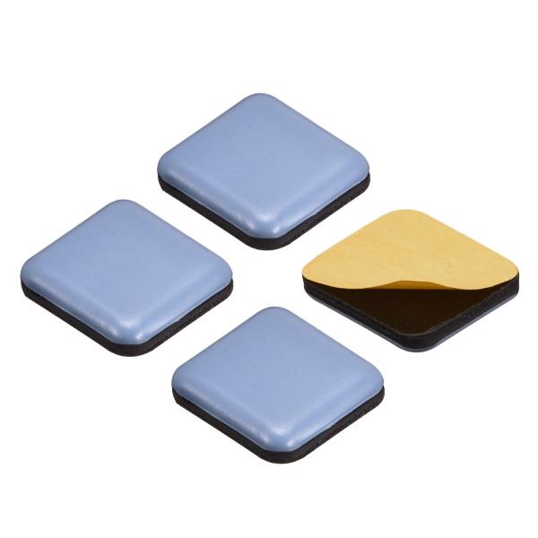 uxcell PTFE家具スライダー 正方形 接着剤セルフスティック 木の床用 セラミックタイル 長...