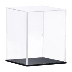 友屋 アクリル4面ボックス 透明 300角 靴 シューズ 陳列 アクリル