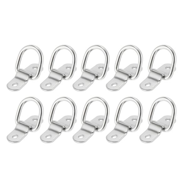 X AUTOHAUX Dシェイプリングタイダウンアンカー ラッシングリング トラック ボート RV ...