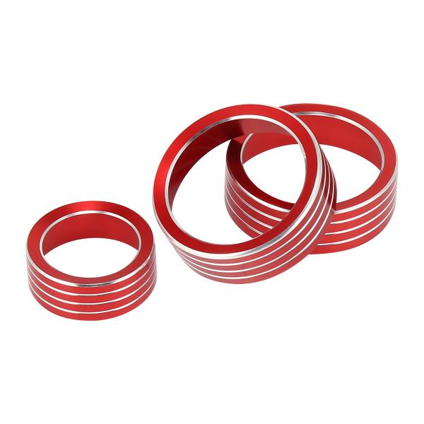 X AUTOHAUX AC気候制御リング ノブリング トリムカバー Subaruに対応Foreste...