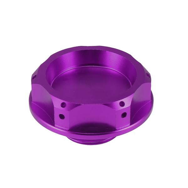 X AUTOHAUX ガスエンジンオイルフィラーキャップ プラグカバー アルミ合金 Subaruに対...