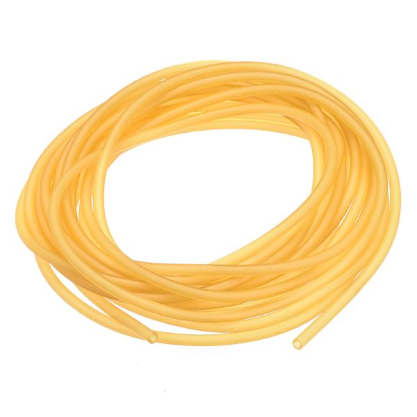 uxcell 天然ラテックスゴムチューブ 高伸縮性 スポーツ エクササイズ フィットネス用 3.2 ...