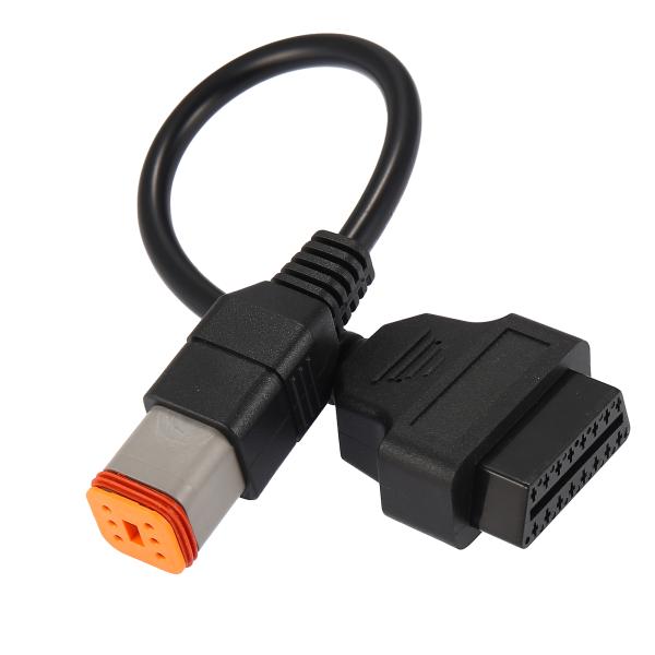 Motoforti 6ピン-OBD2診断スキャナーアダプターケーブル Harley Davidson...