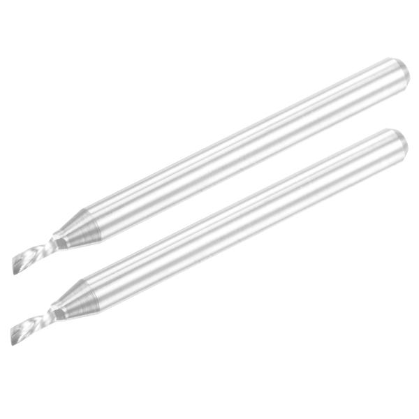 uxcell エンドミルCNCルータービット 左手 カーバイド 螺旋 PVC MDF 堅材彫刻用 シ...