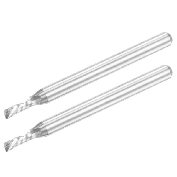 uxcell エンドミルCNCルータービット 左手 カーバイド 螺旋 PVC MDF 堅材彫刻用 シ...