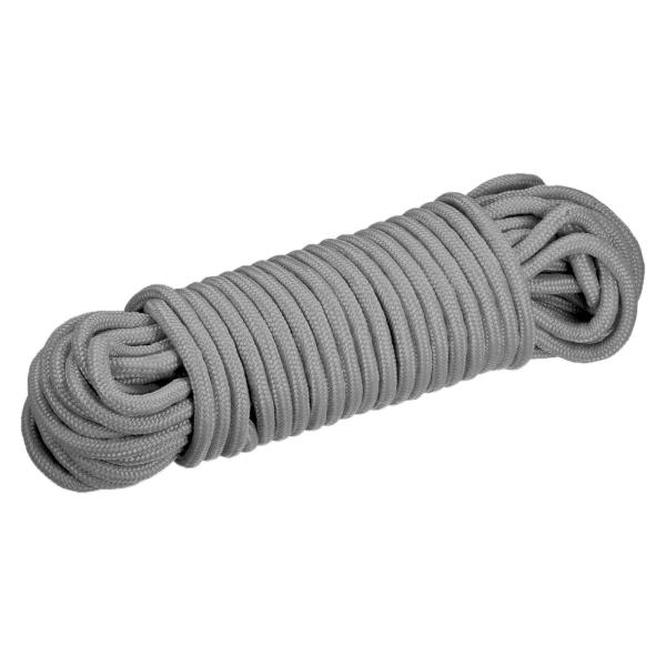 uxcell ポリプロピレンロープ 編組コード 24M 直径10mm ブラック 屋内屋外キャンプ用 ...