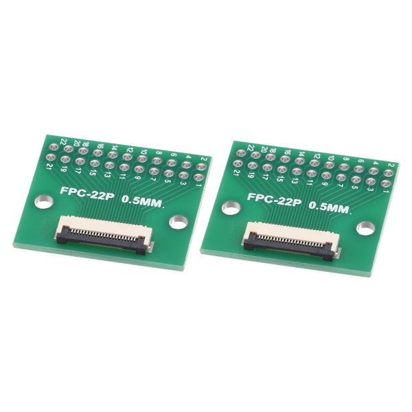 uxcell FFC FPC PCBコンバーターボード 22ピン 0.5mmピッチからDIP2.54...