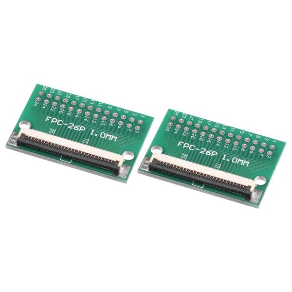 uxcell FPC FFCコンバータコネクタボード 26Pソケット側1.0mm 背面0.5mm D...