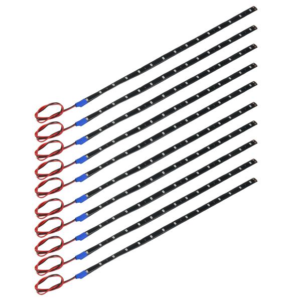 X AUTOHAUX インテリアユニバーサルLEDストリップライト 12V 柔軟な防水アンダーグロー...