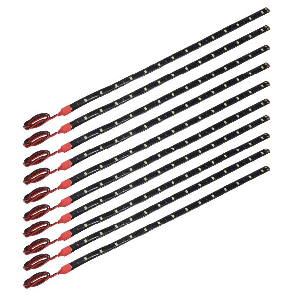 X AUTOHAUX ユニバーサルLEDストリップライト 12V 柔軟な防水アンダーグローライト 車...