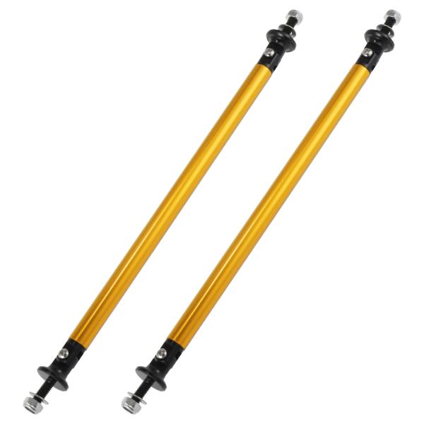 X AUTOHAUX 調整可能なスプリッターサポートロッド フロントリアバンパー リップスプリッター...