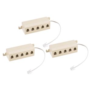 uxcell 電話ジャックスプリッター 6P4C...の商品画像