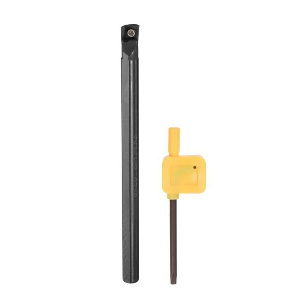 uxcell 旋盤インデックス可能なボーリングバー旋削工具ホルダー S08K-SCLCL06 95°...