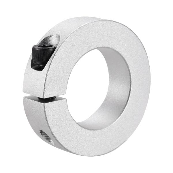 uxcell シャフトカラー シングルスプリット アルミクランプカラー 止めねじ付きシャフトカラー ...