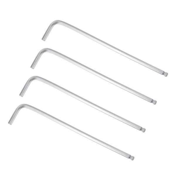 uxcell ボールエンド六角レンチ L字型 ロングアーム CR-V 修復ツール SAE 4.76m...