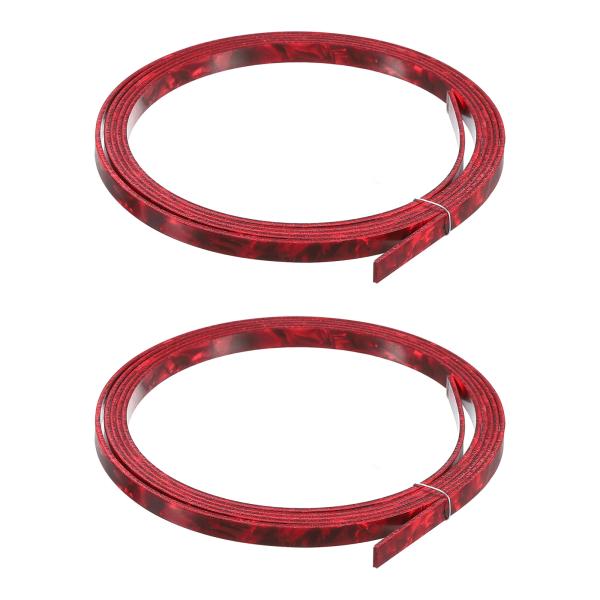 uxcell ギターのバインディング プラスチック バインディングパフリングストリップ 1650x3...